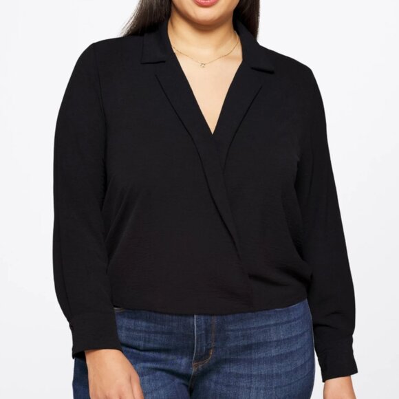 Collared Surplice blouse - Picture 2 of 5